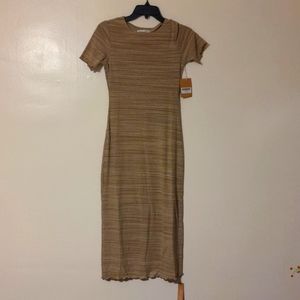 Reformation perry dress toffee size small